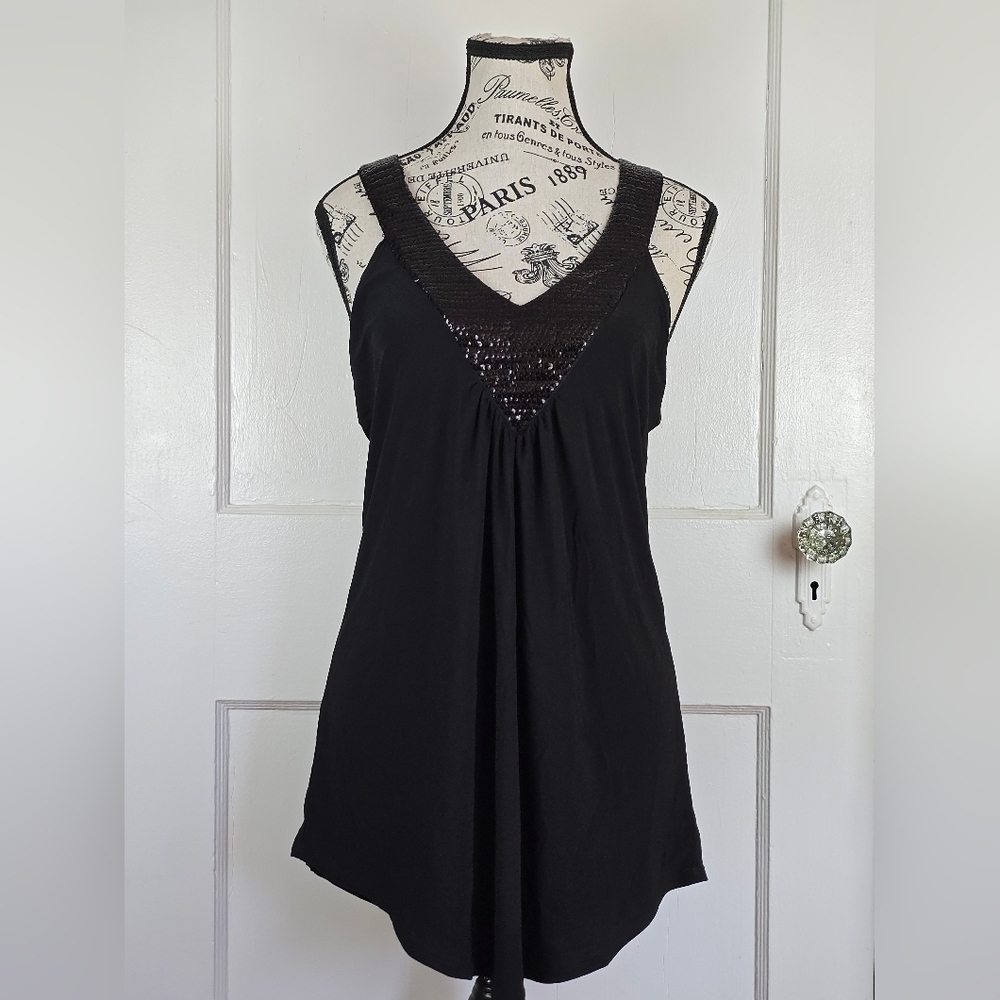 Vintage 90's Deb Knit Sparkly Top XL